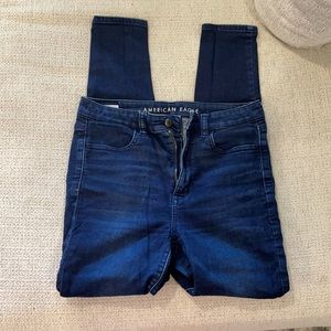 American eagle super high rise jeans. Size 6.